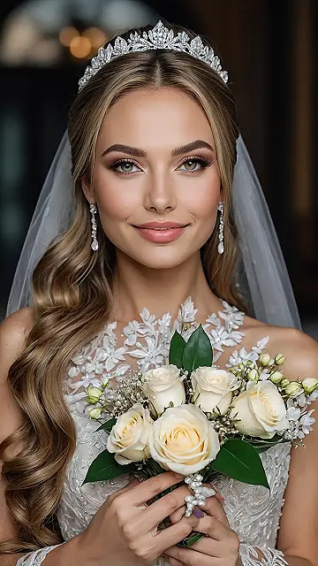 Bridal Hair Fit For A Queen