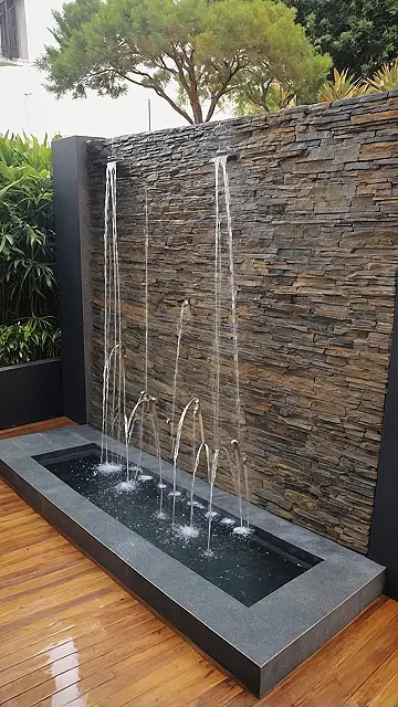 Modern Wall Cascade