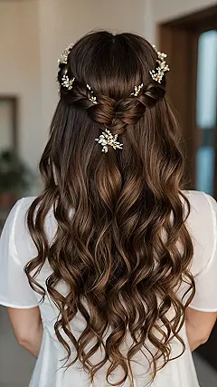 Flowing Updo Alternative