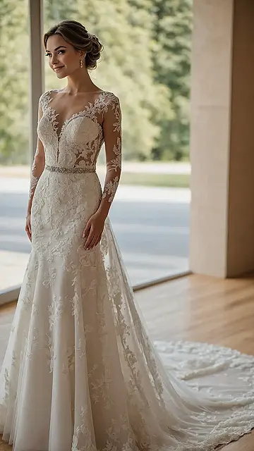 The Sleek Bridal Statement