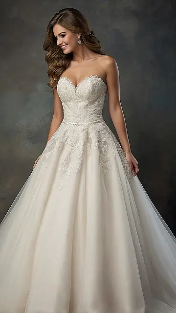 Strapless Sparkle Statement