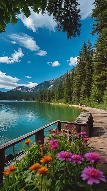 Dreamy Paths Through Golden Fields of Grain