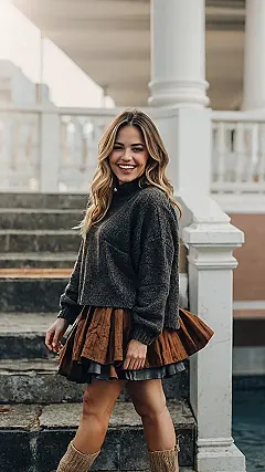 Step into Style with Trendsetting Skirt Outfit Inspirations