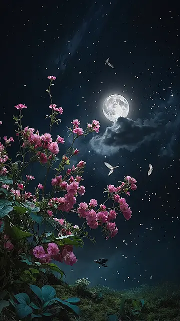 Mystical Midnight Bloom