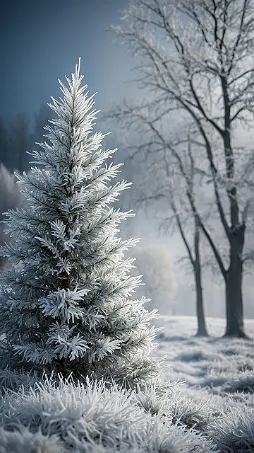 Serene Winter Canvas