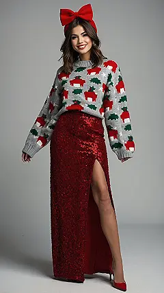 Sleek Sweaters, Merry Looks