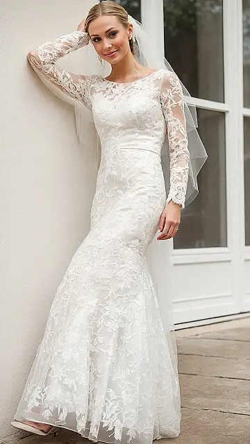 Flowing Sleeves, Bridal Grace