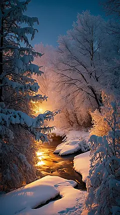 Icy Digital Serenity