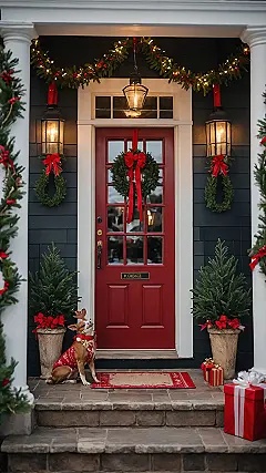 Reindeer Porch Patrol
