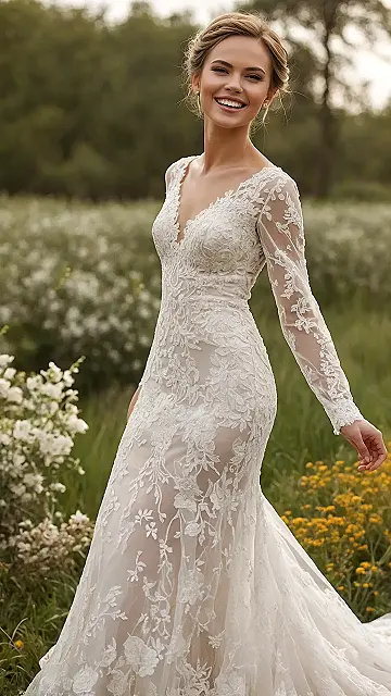 Modern Sleeves, Timeless Bride