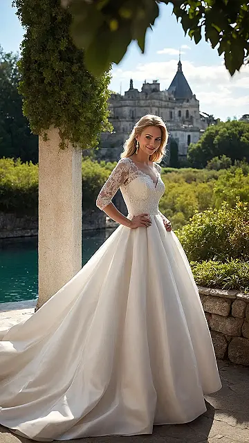 Confident Sleeves, Radiant Bride