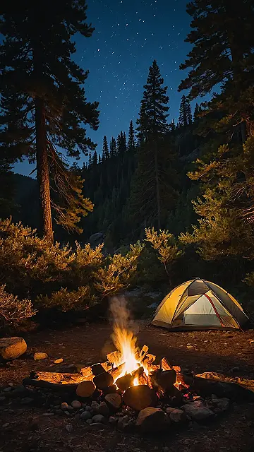 You know those moments when you see a photo and think, “Whoa, is that even real?” Yeah, that’s what this place gives off. It’s like nature decided to show off, throwing in mountains, a lake that’s basically a giant blue mirror, and a trail that makes you feel like you’re walking to the edge of the world. Finding beautiful camping locations isn’t just about pitching a tent; it’s about finding spots like this where the view makes you forget that you might have packed way too many socks. Who needs fancy hotels when your window is a panorama of epicness?But let’s be real, camping isn’t always just chilling with perfect views. There might be questionable snacks involved, deciding who gets the lumpy ground spot, or the existential dread when you realize you forgot the bug spray. Still, when you crawl out of your tent in the morning and see *this* waiting for you – mountains stretching forever, water sparkling, maybe even a friendly squirrel judging your breakfast choices – suddenly the weird tent smell doesn’t seem so bad. These beautiful camping locations are worth hauling your gear up a hill for, because the memories (and the photos!) are seriously next level. Just don’t forget those marshmallows this time.