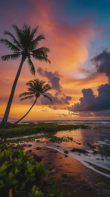 Palm Sunset Dreams