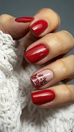 Scarlet Bloom Mani