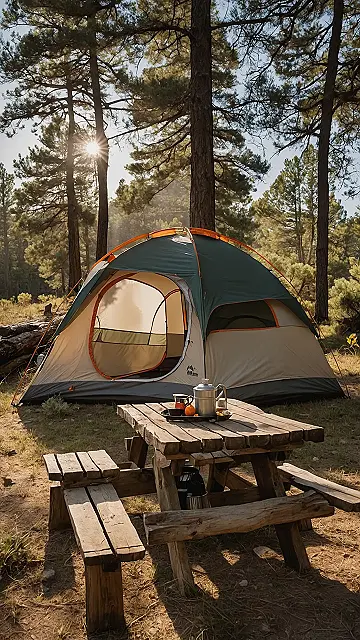Scrolling through pics of beautiful camping locations is basically window shopping for your next adventure. Check out this place – that water is so clear you could probably count the fish wearing tiny goggles. And those mountains? They look like giant, really old wrinkles on the Earth. Finding a spot like this feels like winning the nature lottery, minus the annoying phone calls from telemarketers.Imagine setting up your tent right near that lake shore. You’d wake up to that view instead of your alarm clock screaming. Sure, you might still have to wrestle with a tent pole that thinks it’s a pretzel or discover your sleeping bag has developed an appetite for pine needles, but who cares when this is your backyard? These kinds of beautiful camping locations make all the dirt and questionable campfire food totally worth it. It’s like nature’s way of saying, “Hey, thanks for visiting, here’s a postcard-worthy view!”