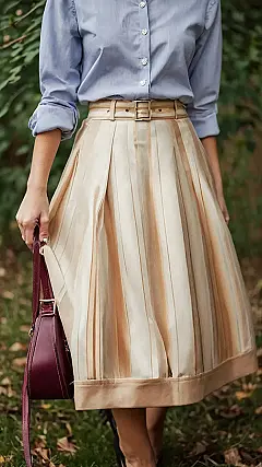 Stripes, Skirts, & Smiles: