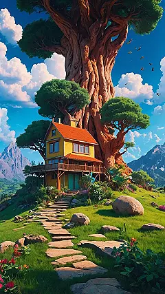 Cozy Woodland View