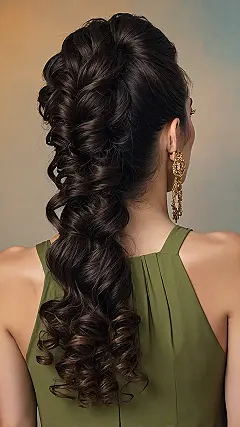 Gilded Curls for Prom