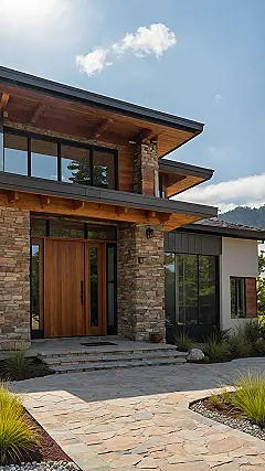 Cool Stone Ranch Style