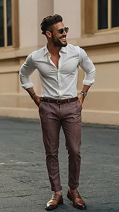 Brown Suits, Big Smiles