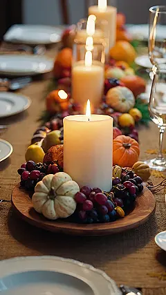 Candlelight & Gobble-tastic Decor!