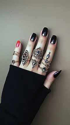 [Title-10]=10.  Cute Nails, Spooky Style: Thanksgiving