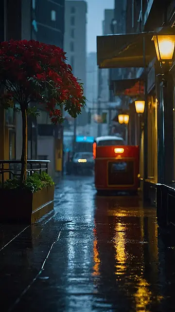 Mellow Rain’s Glow