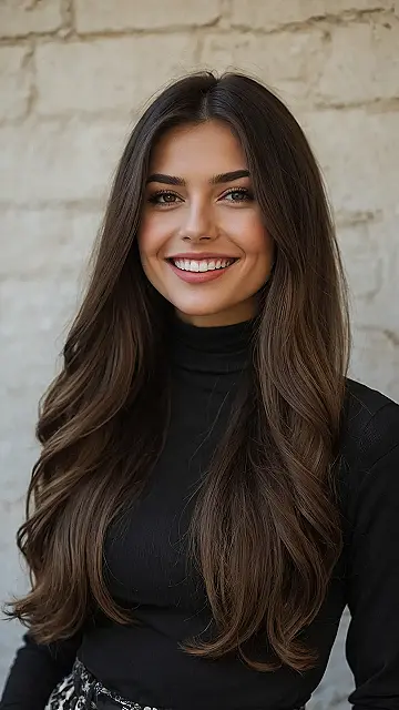Effortless Brunette Edge