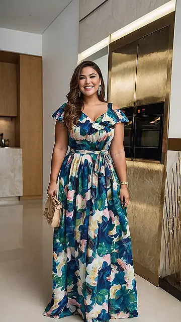 Rock Your Maxi: Plus Size Style