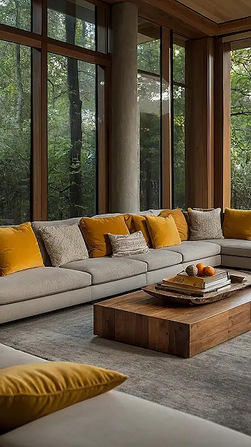 Orange & Green Modern