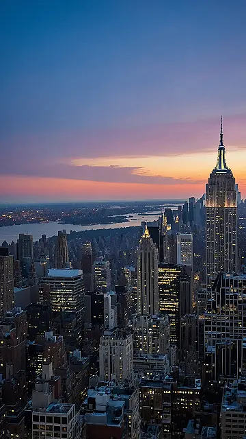 Bright Lights Over NYC