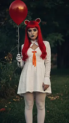 Last Minute Halloween Costume:  “Float Like a Balloon”