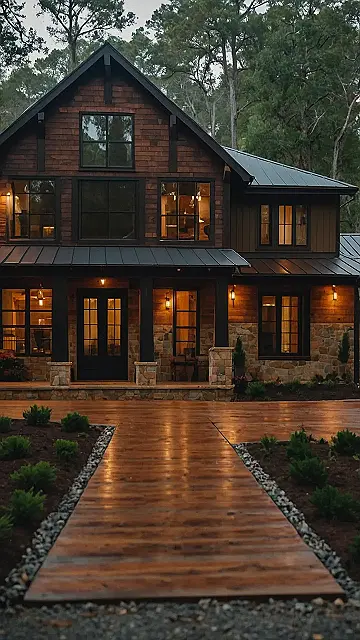 Rustic Mini-Mansions