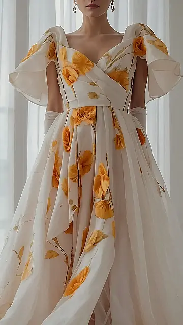 “Blooming Gorgeous: This Floral Maxi Dress is a Summer Dream”: