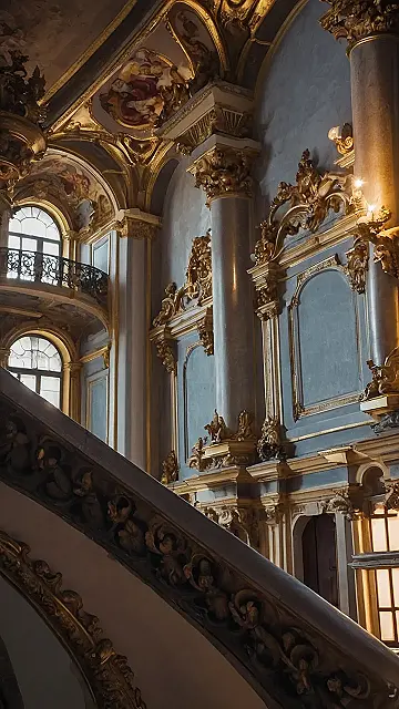 Gold, Glory, and Grandiose Stairs