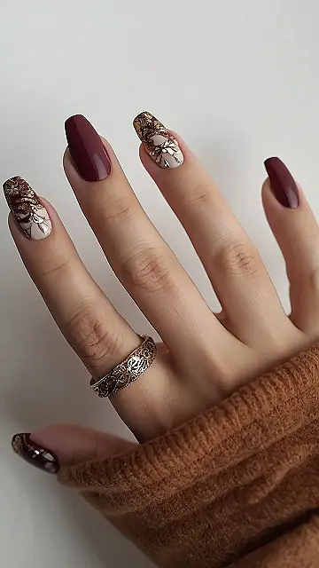 “From Burgundy to Gold:  Nail Art That’s Fit For a Queen (or a Cool Teen)”: