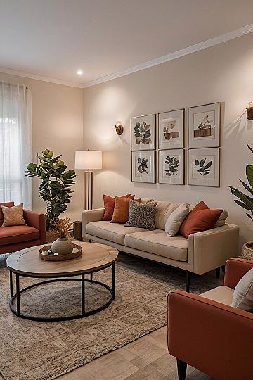 Creating a Balanced Gallery Wall Layout Above Your Sofa