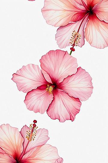 Choosing Soft Pink Hibiscus Wallpaper for Your Phone Screen