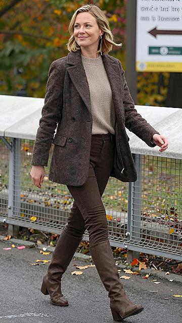 Styling a Textured Wool Blazer with Heritage Knitwear