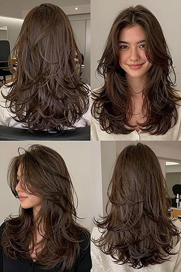 Understanding the Brunette Butterfly Haircut and Long Layers