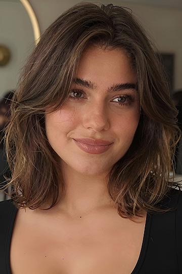 Understanding Shoulder Length Lob Haircuts With Soft Caramel Highlights