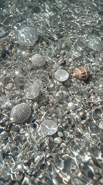 Seashell & Pearl Aesthetic: Natural Vibes for Your Phone