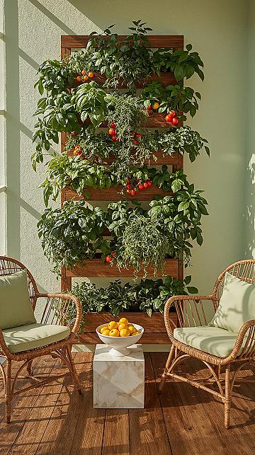 Balcony Oasis: Small Apartment Outdoor Vegetable Planter Ideas