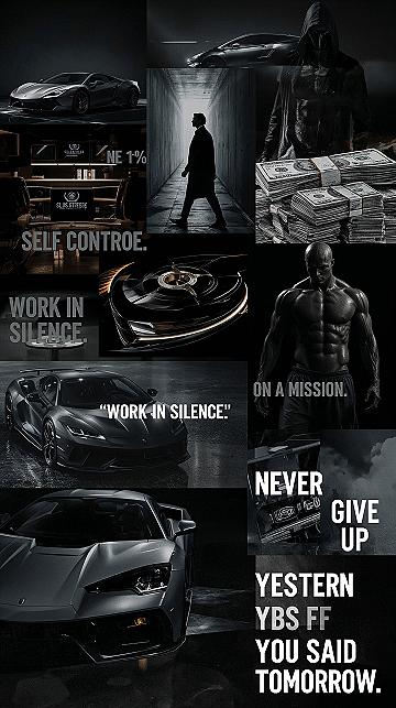 Vision Board Wallpaper: Daily Motivation & Discipline Quotes