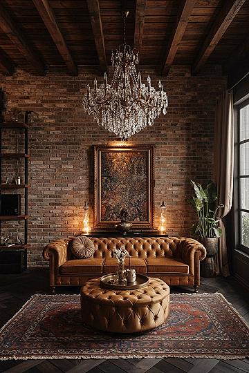 Industrial Glamour: Urban Chic Interior Design with Cozy Dream Home Vibes