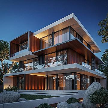Modern Facade Designs: Wood, Concrete & Architectural Brilliance