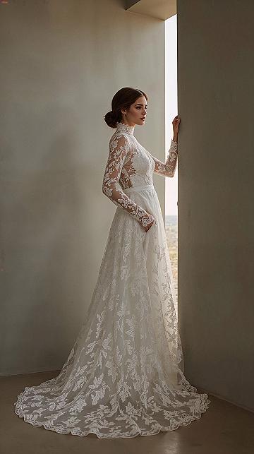 Modest & Classy: Chic A-Line Lace Wedding Dresses
