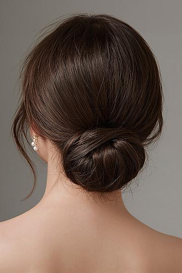 Classic Low Bun Wedding Hair: Sophisticated Styles for Formal Events