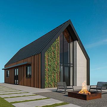 Modern Barnhouse Exterior: Rustic Charm Meets Sleek Design