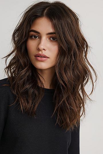 Effortless Wavy Long Layers Haircut for Ultimate Style